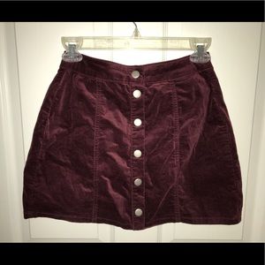 Brandy Melville Burgundy Skirt 💫